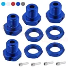 Ступицы колеса Alum. 17 мм, шестигранные гайки, фиксатор резьбы, замена 5353X для RC Traxxas 110 E-Revo E-Maxx Revo 3,3 Slayer Pro 4x4 Summit XO-1