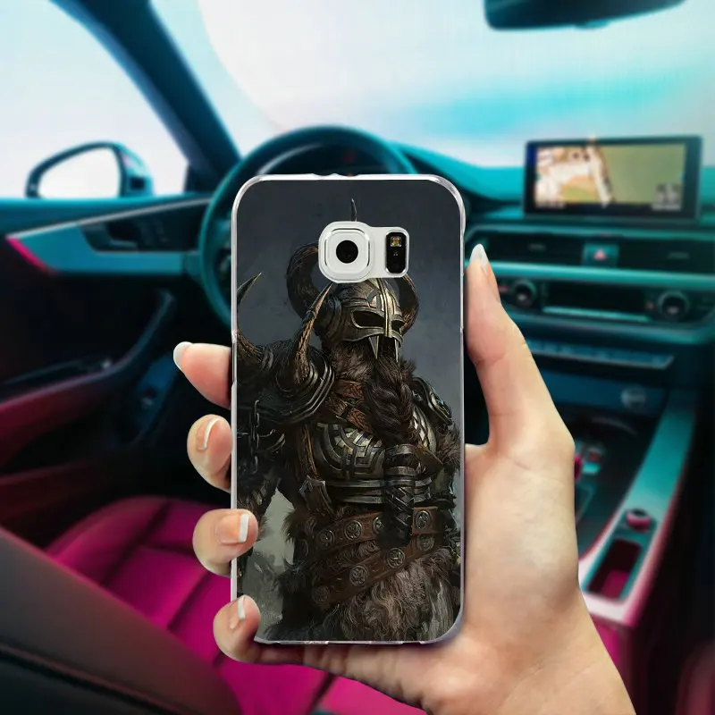 Тонкий мягкий ТПУ чехол для телефона Ragnar Lothbrok Vikings Samsung Galaxy Note 2 3 4 5 8 S3 S4 S5 Mini S6 S7 S8 S9