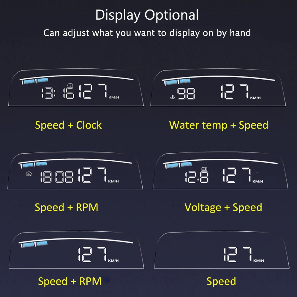 EANOP M40 HUD головной Дисплей Автомобильная электроника скоростной проектор Электроника бортовой туристический компьютер OBD II автомобильный измеритель скорости