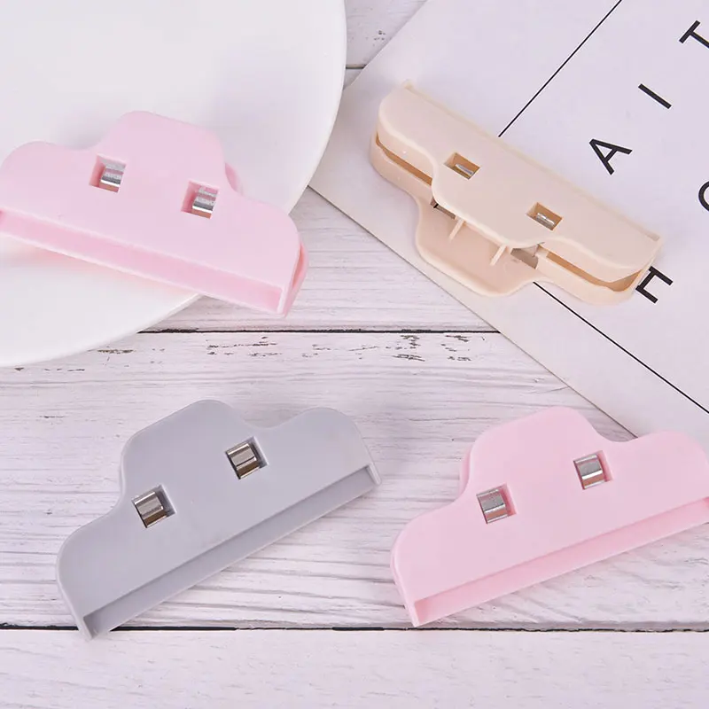 

5Pcs/lot Portable New Kitchen Storage Food Snack Seal Sealing Bag Clips Sealer Clamp Plastic Tool