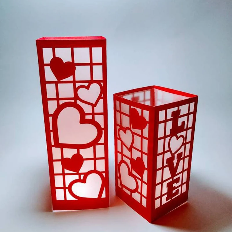 Металлические Вырубные штампы вырубные формы новый Валентин свадебный фонарь 2020