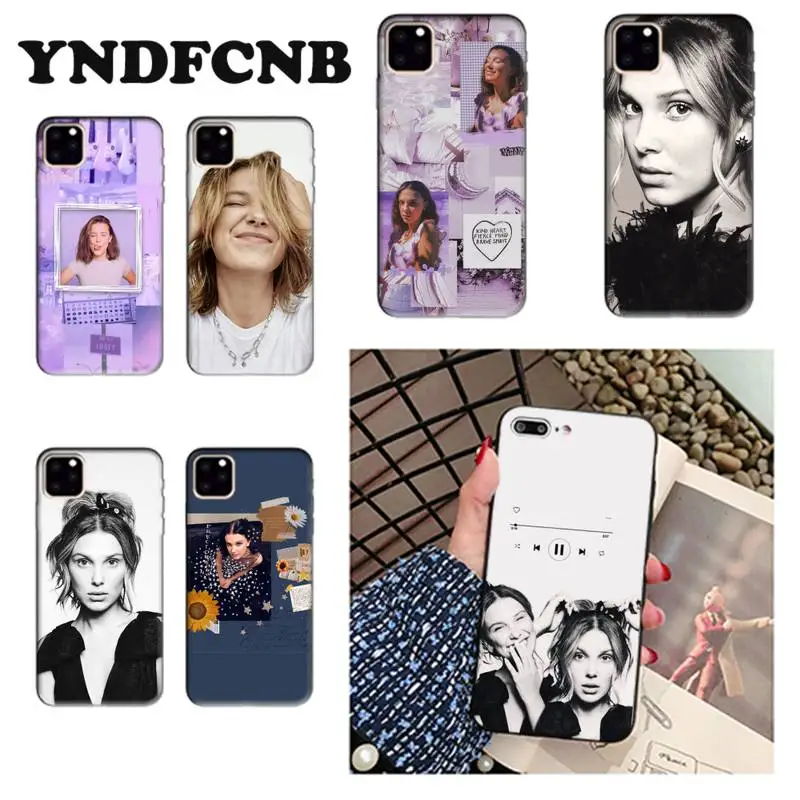 

Millie Bobby Brown Phone Case Cover for iphone 13 8 7 6 6S Plus X XS MAX 5 5S SE XR 11 11pro promax