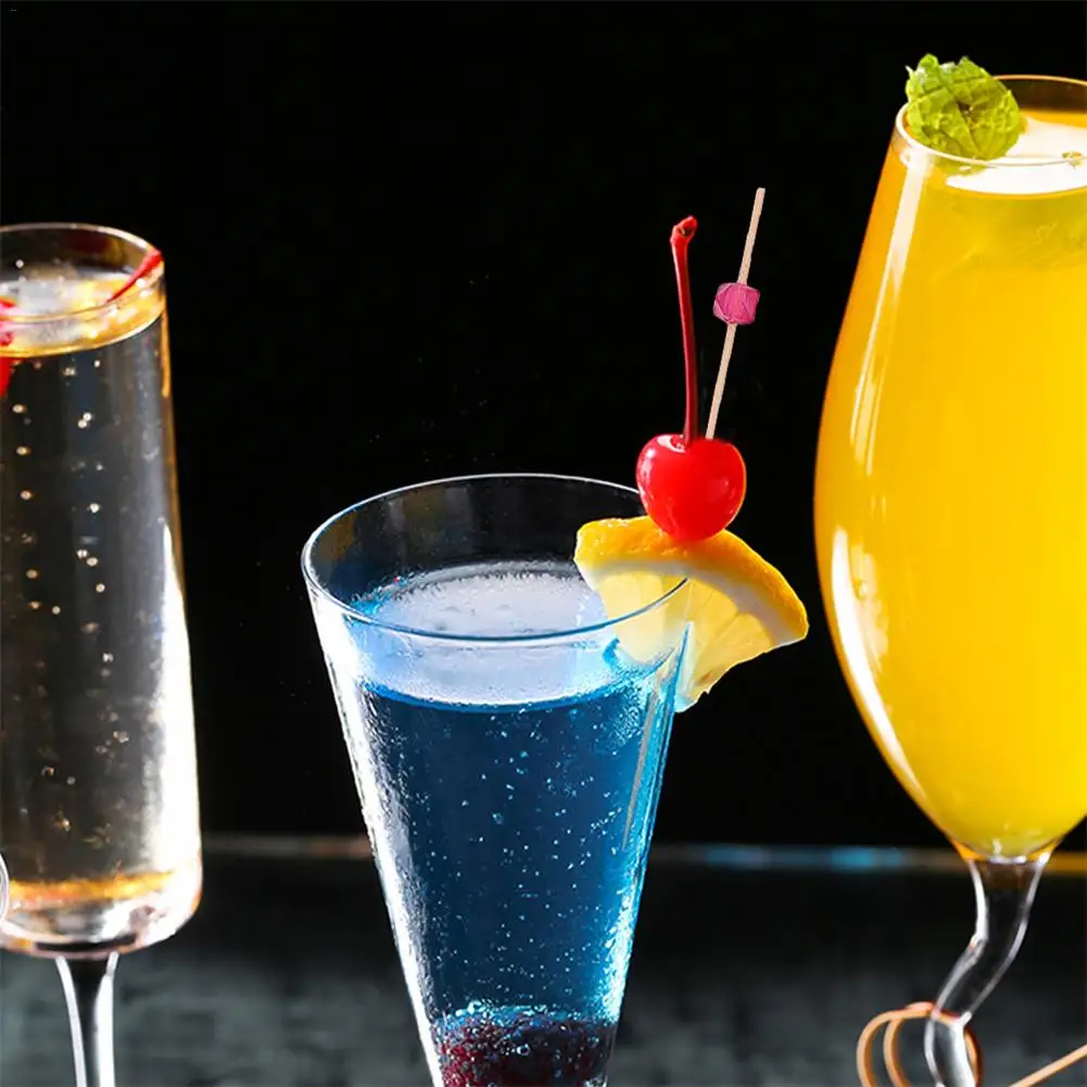 100 шт. коктейльные палочки ручной работы с кристаллами квадратные бусинами