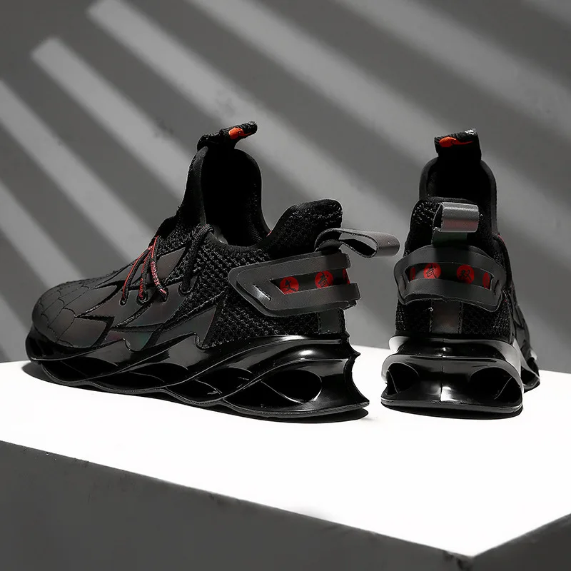 Хип-хоп мужские повседневные кроссовки с вышивкой массивная модная обувь