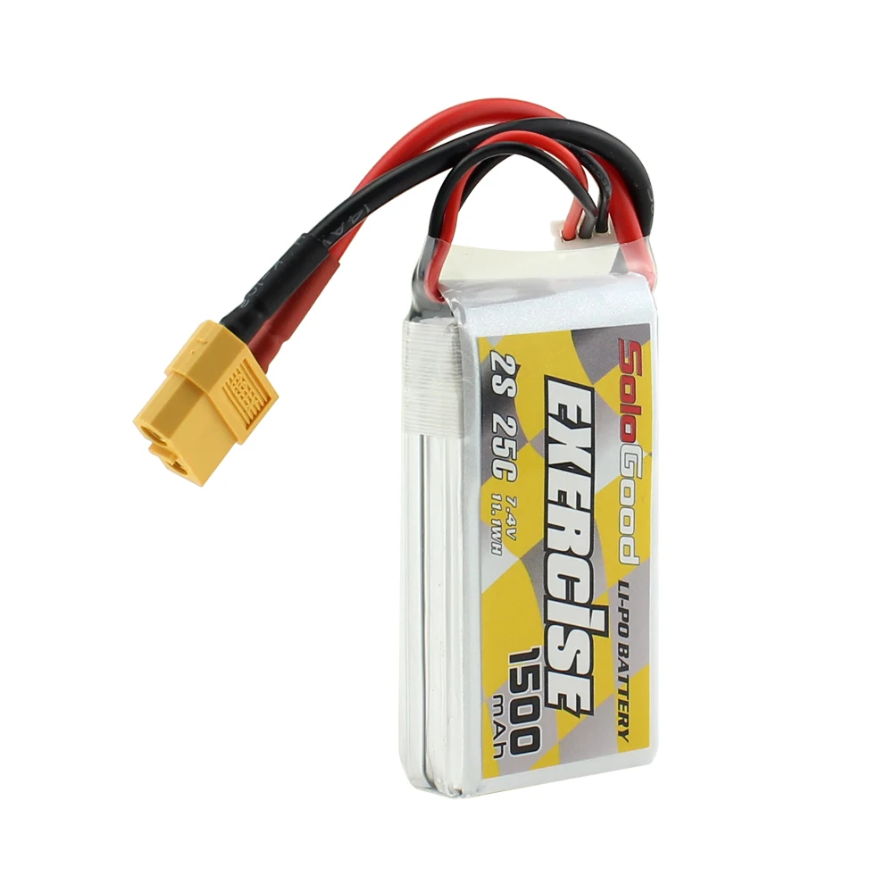 Lipo 2S аккумулятор 7 4 В 1200 мАч 1500 1800 2200 25C 2600 3000 4200 5200 35C с разъемом XT60|Детали и