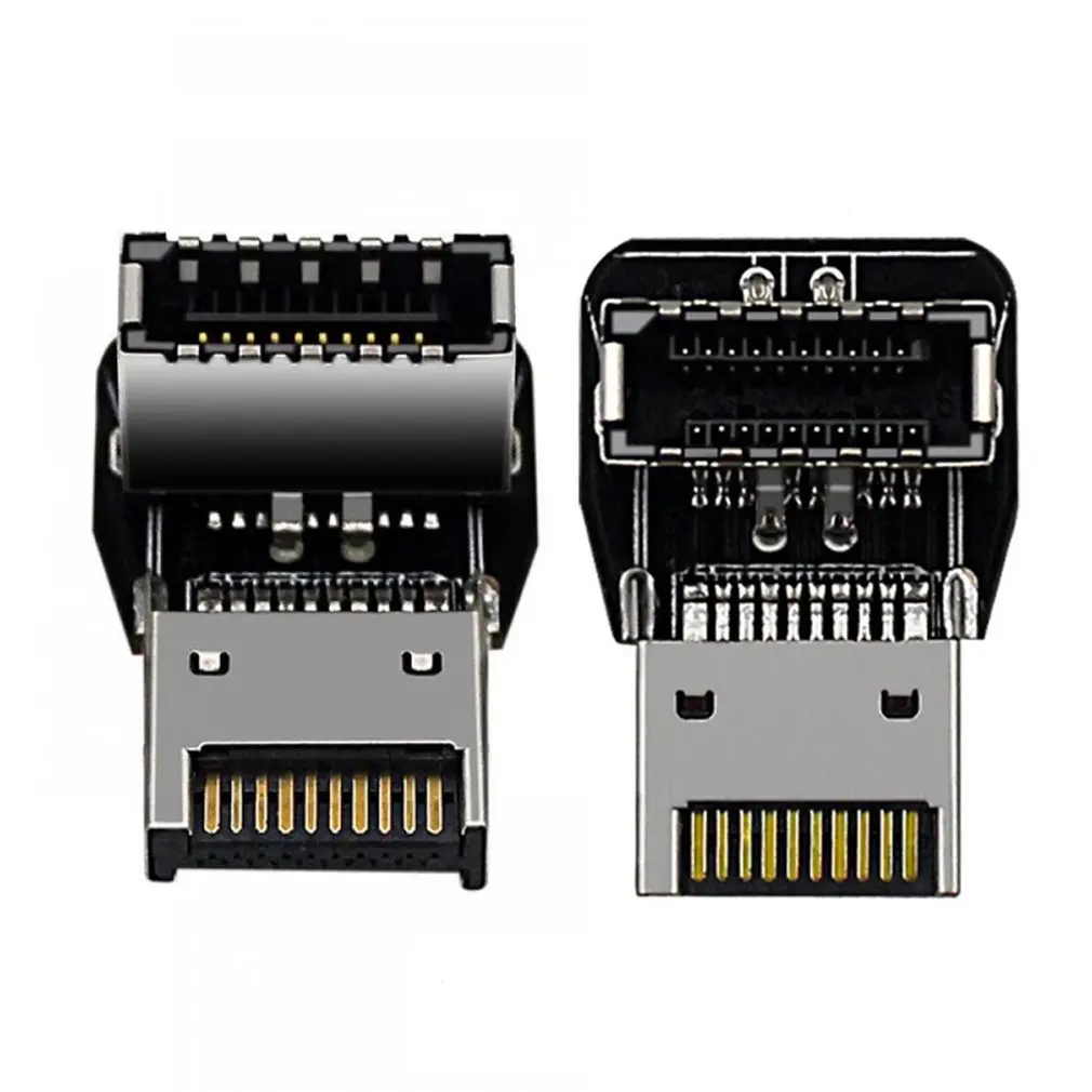 

Steering Elbow Computer Mainboard USB3.1 Type-E Interface 90 Degree Steering Elbow Front Type-C Installation Routing