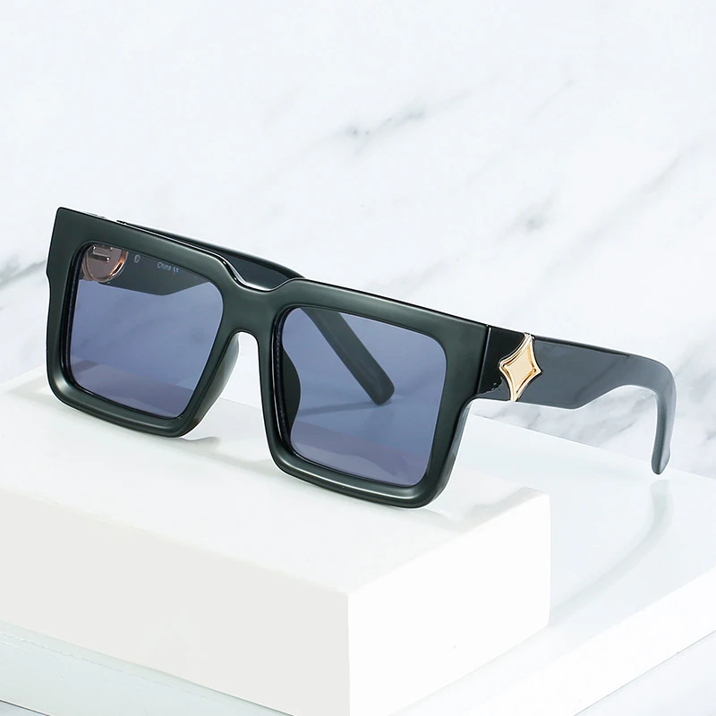 

Солнцезащитные очки унисекс, модные солнечные очки в стиле Харадзюку, в стиле хип-хоп, UV400, для вождения в уличном стиле, ретро, в коробке