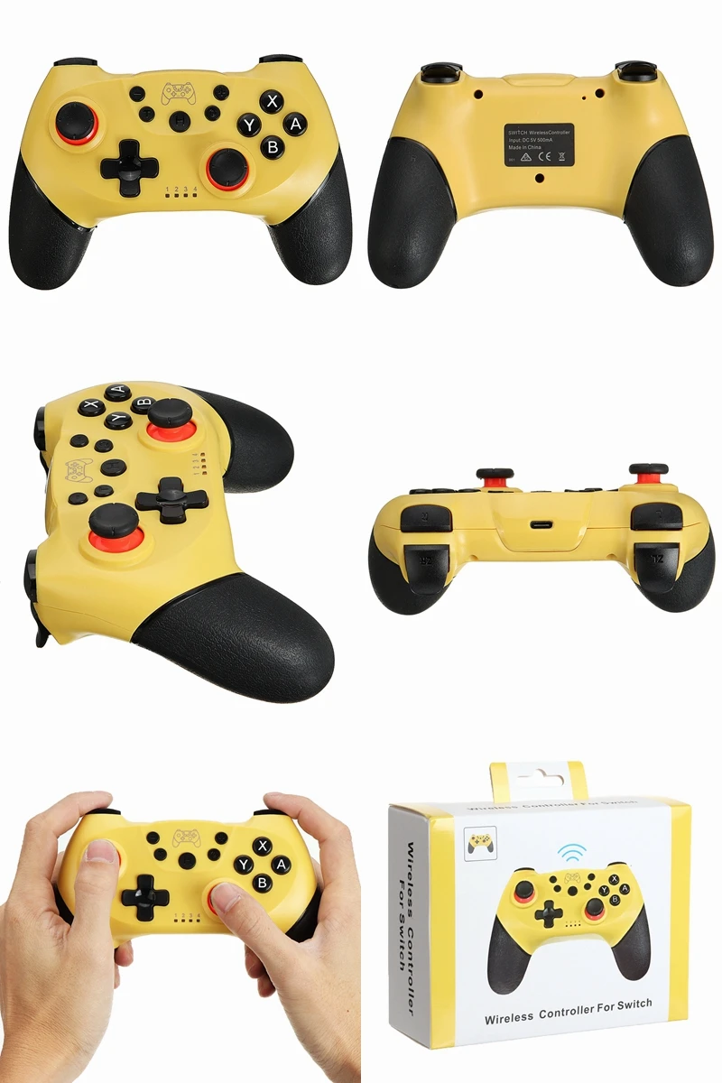 Для Nintendo Switch Pro NS-переключатель Pro геймпад Беспроводной-Bluetooth геймпад игровой джойстик контроллер с 6-осевым ручка