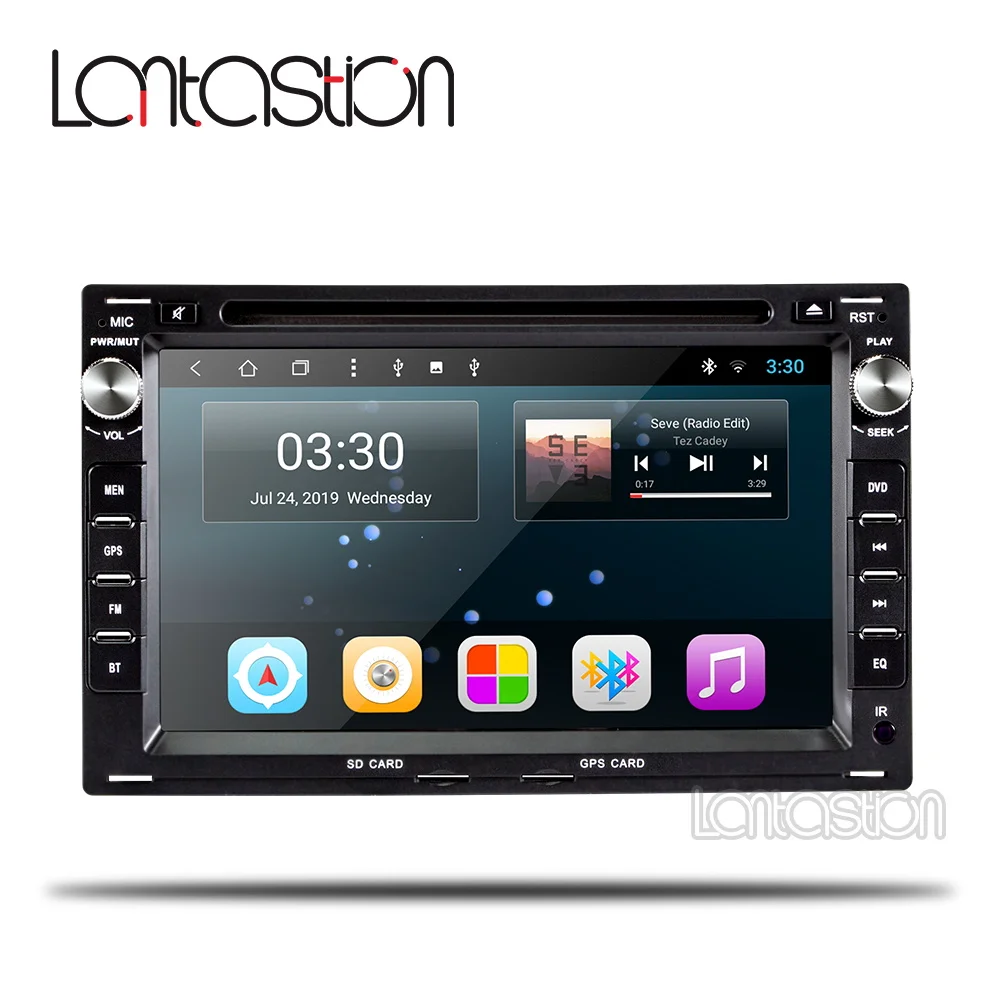 Lantastion Android 9 0 Автомобильный мультимедийный dvd-плеер 7 дюймов для Volkswagen Passat B5 MK5 Golf