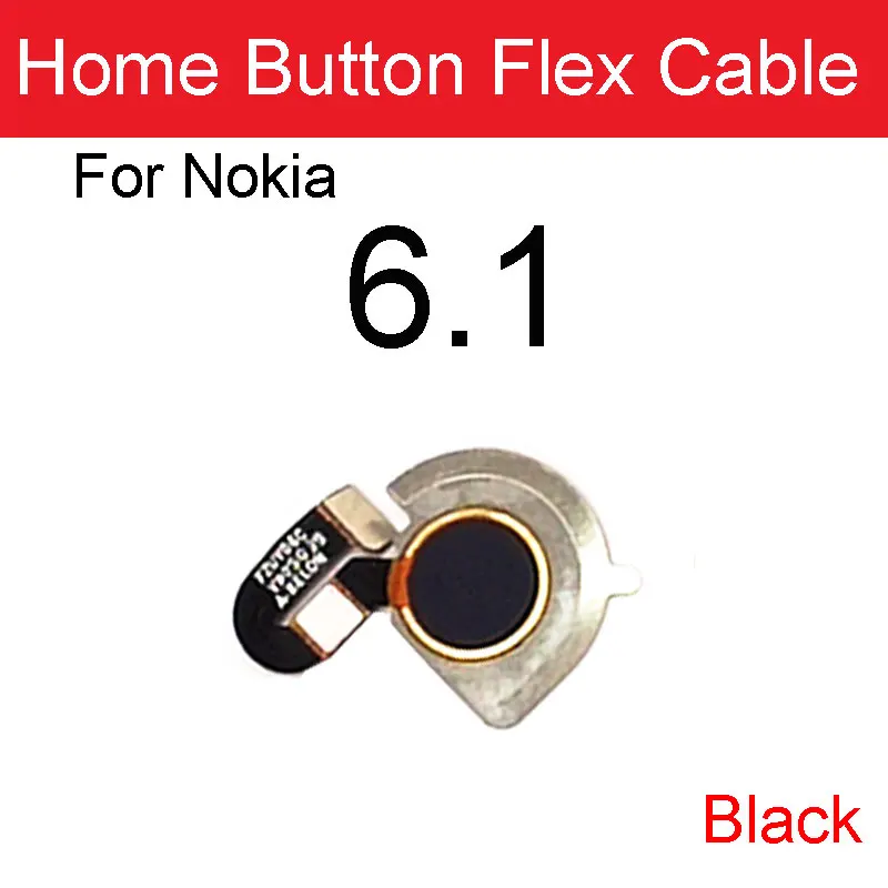 Кнопка Home отпечаток пальца гибкий кабель для Nokia 5 1 6 7 8 X5 X6 Plus сенсор сенсорного