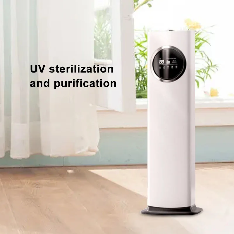 

6L Floor-standing Air Humidifier Household Mute Remote Control Bedroom Office High Capacity Aromatherapy Dual-core For Bedroom
