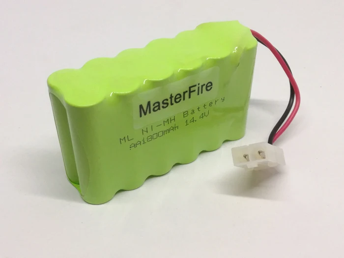 

MasterFire 14,4 V AA 1800MAh Ni MH батарея, робот-подметание, медицинское оборудование, Перезаряжаемые Ni-MH батареи с разъемом