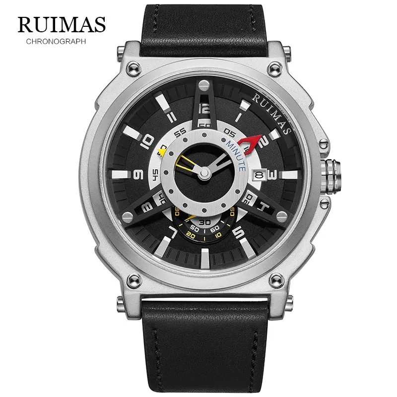 Relogio Masculino RUIMAS часы мужские автомобильные Креативные Часы модные повседневные