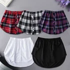 2022 женские юбки, модная съемная нижняя юбка, накладная рубашка, хвост, регулируемый слой, поддельный Топ, нижняя подметания, аксессуары сделай сам, лето