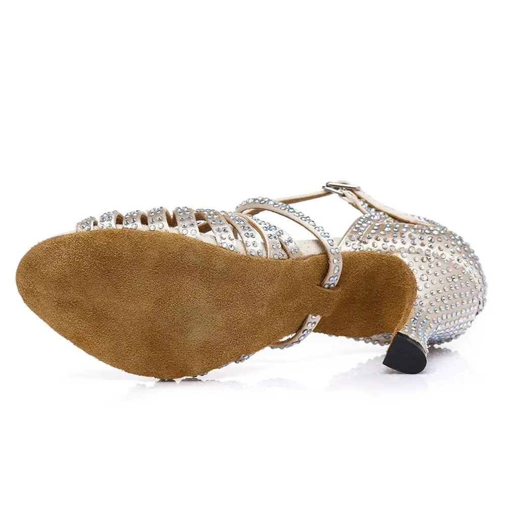 Туфли HROYL женские для латиноамериканских танцев босоножки бальных сальсы самбы