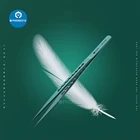 2UUL Титан сплав микроскоп Пинцет Электронный Пинцет для предотвращения оставления отпечатков пальцев для телефона BGA материнская плата микросхема ремонт провода прыгать