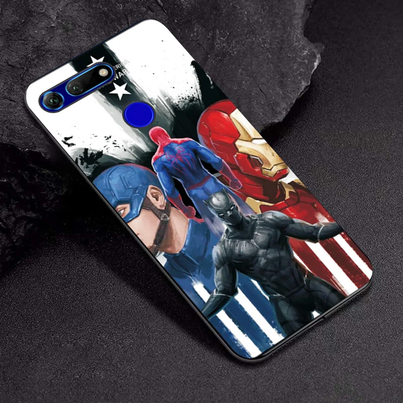 Чехол Marvel Hero для huawei Honor View 20, мягкий чехол, черный ТПУ P Smart Z P Smart, чехол для huawei Honor V20 V10, чехол - Цвет: TPUBLK632