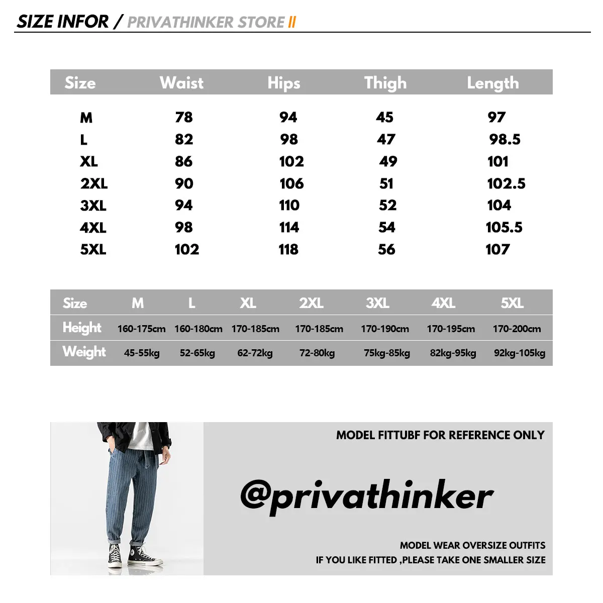 Privathinker мужские, уличная одежда, свободные джинсовые штаны для мужчин, Осень-зима, в полоску, большие размеры, шаровары, мужские Модные джинсы с карманами