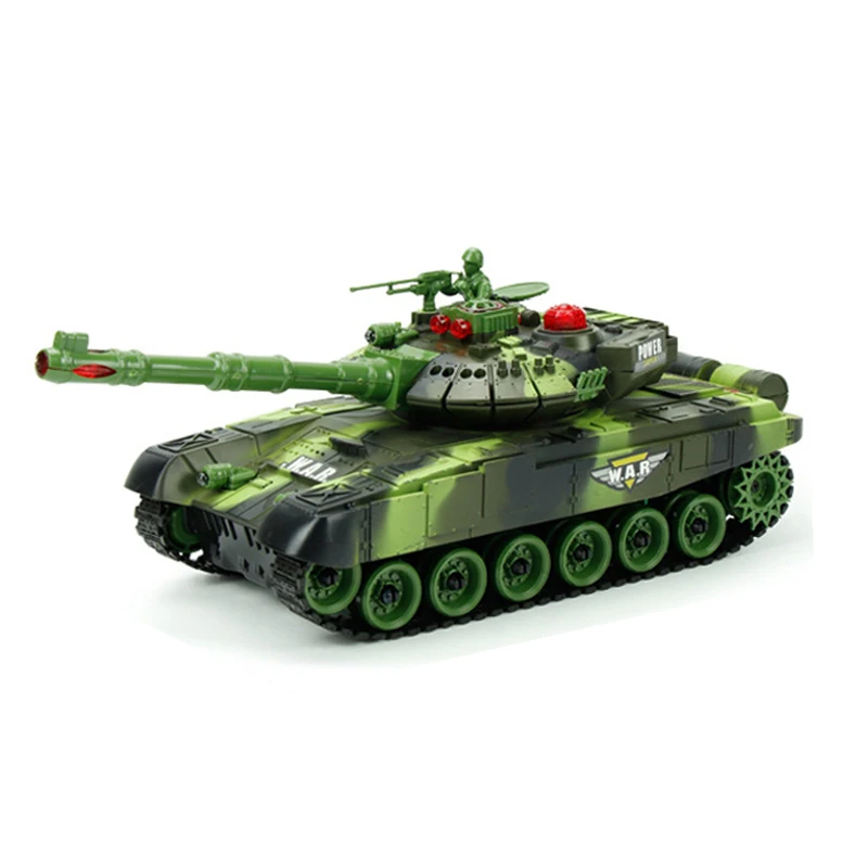 Радиоуправляемый Танк Тактический автомобиль основная битва гусеничный модель
