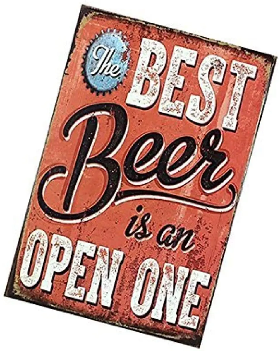 

Metal Sign Tin Poster Beer Theme Vintage Sign Tavern Bar Pub Shop Retro 12" X 8"