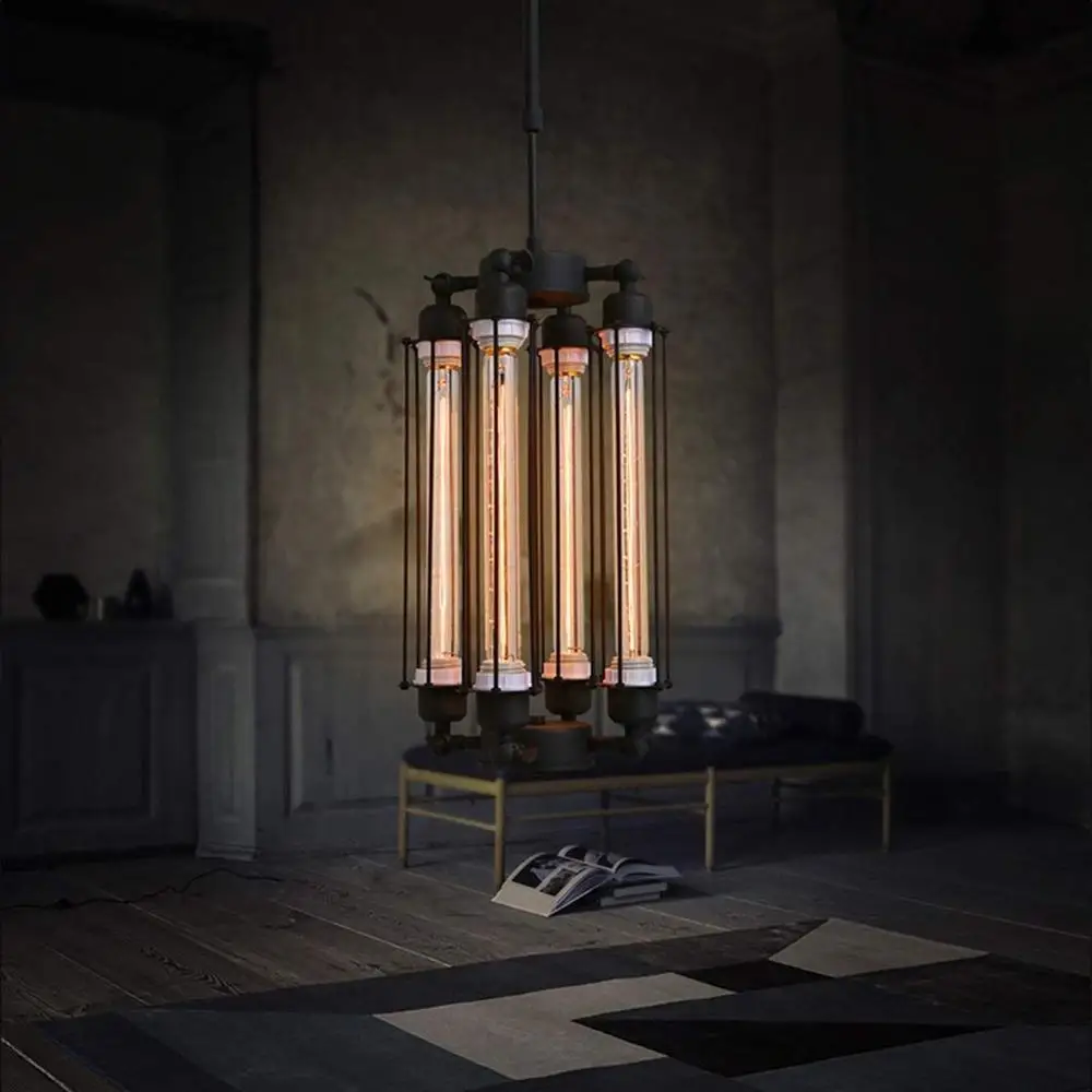 Люстра потолочная в стиле стимпанк креативный декоративный светильник