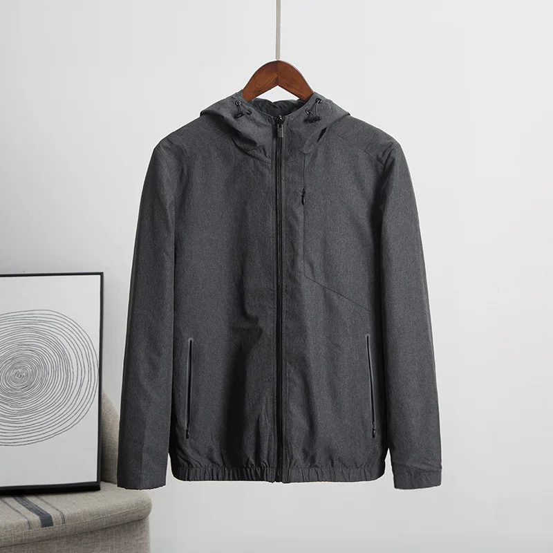 

Men Clothing 2021 Spring Autumn New Double-sided Wear Men's Jacket Fashion Hooded Men's Casual Jacket