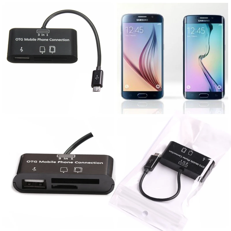 Micro USB SD SDHC TF кардридер для Samsung Galaxy Tab S 4 3 T230 P8200 T320 T311 Note 8 0 N5100 OTG Android Phone