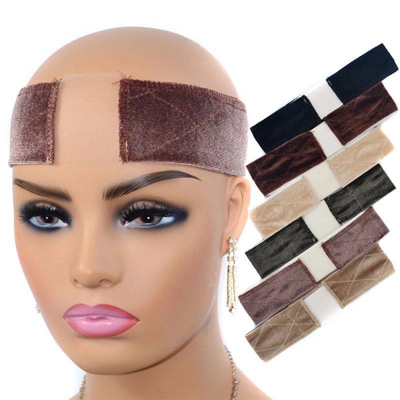 

Wig Lace Girp Headband Hair Band Adjustable Velvet Sided Wig Elastic Band Durable Grips Big Girls Headbands Wiggery Accessery