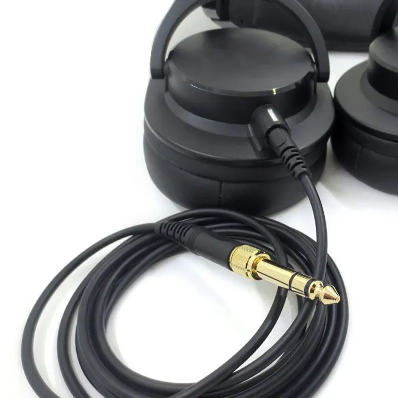

Cable Coiled Headset Adapter Headphone Cable for Audio Technica M40X M50X M60X M70X Earphone