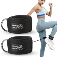 support padded d ring ankle cuffs for gym workouts cable machines leg exercises 2pcs sport ankle straps fitness ankle