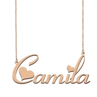 camila name necklace femme collar custom name necklace for women girls best friends birthday wedding christmas mother days gift