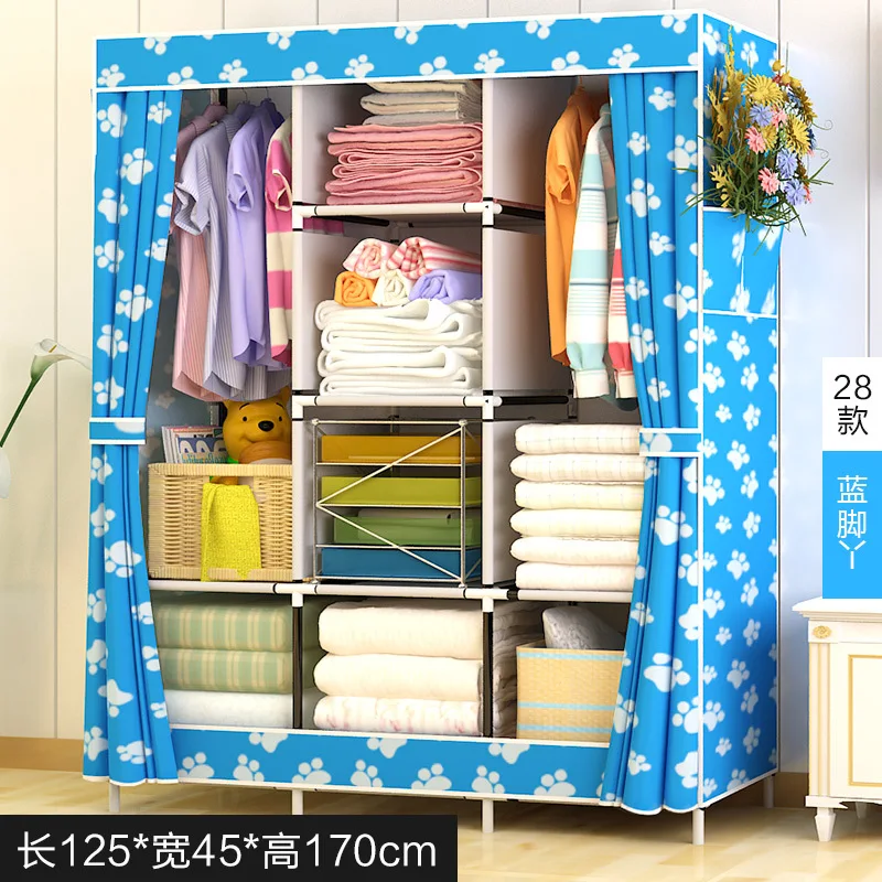 Портативный шкаф-органайзер шкаф для одежды хранения комод спальни идеальный