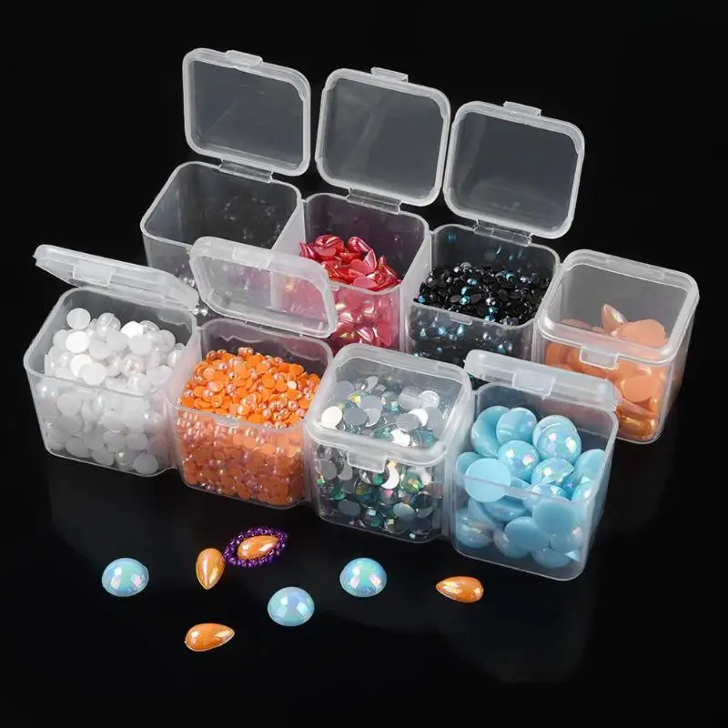 

56/28/4 Lattices Diamond Embroidery Accessories Diamond Painting Boxes Cross Stitch Cases Storage Organizer