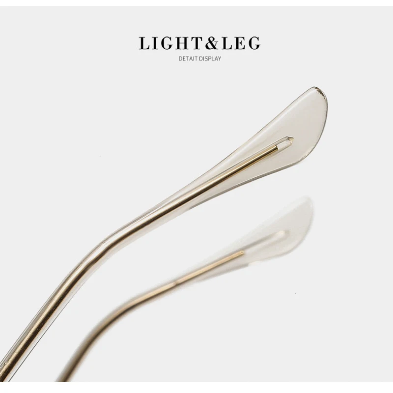 UV400 Rimless Sunglasses for Women and Men - Fashion Butterfly and Dragonfly Wings Design, Outdoor Mirror Sun Glasses image 6