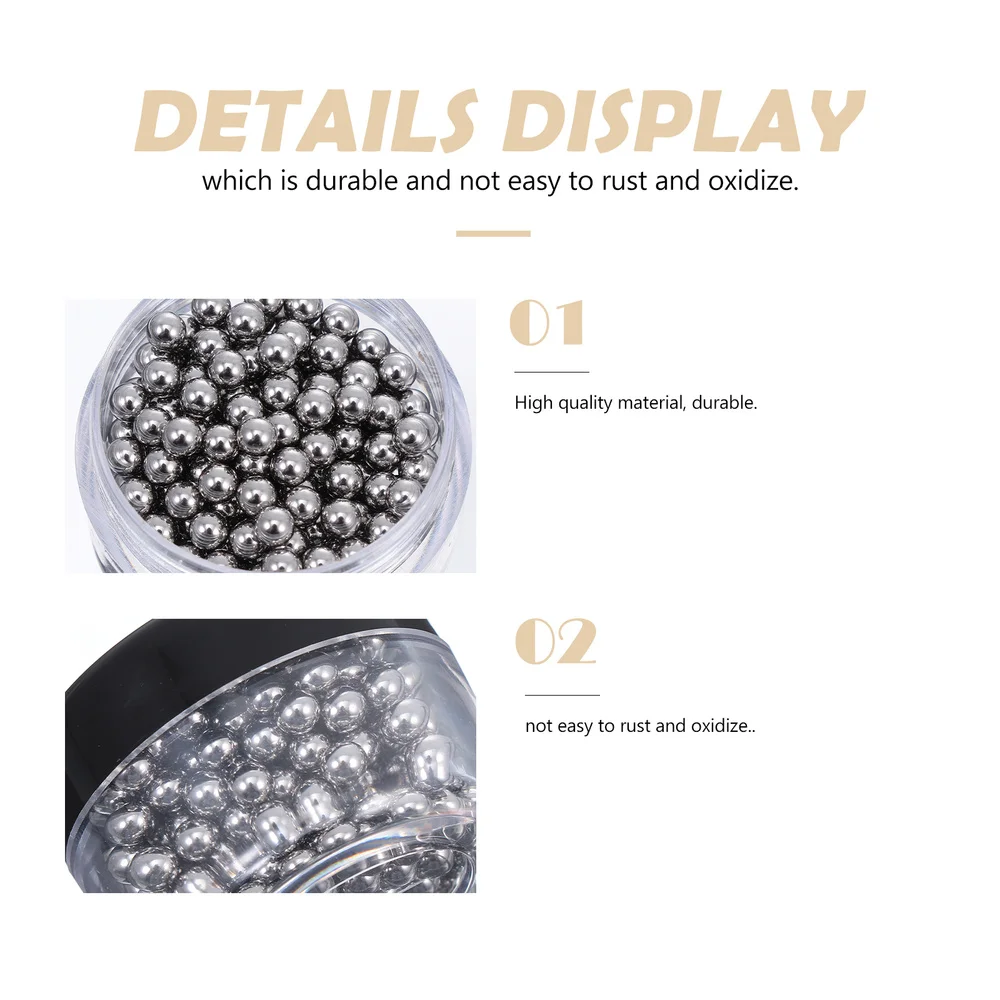 

300Pcs Glass Decanter Cleaning Pellets Glassware Cleaning Beads (Silver)