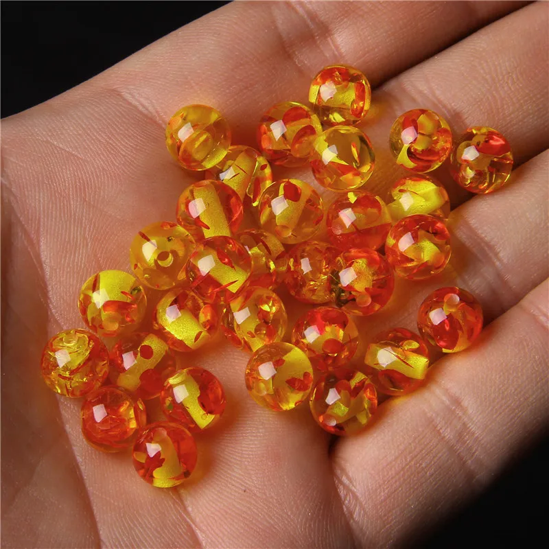 

7 Chakra 8mm Natural Stone Beads Yellow Amber Bulk Loose Stone Yoga Balance Bead For DIY Making Bracelet Necklace Jewelry Supply