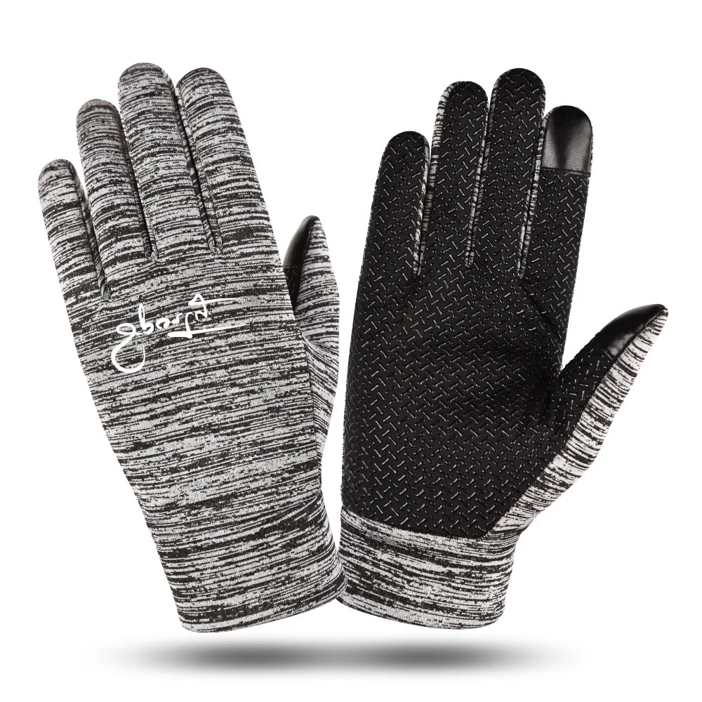 Модные зимние плотные теплые перчатки с закрытыми пальцами варежки для