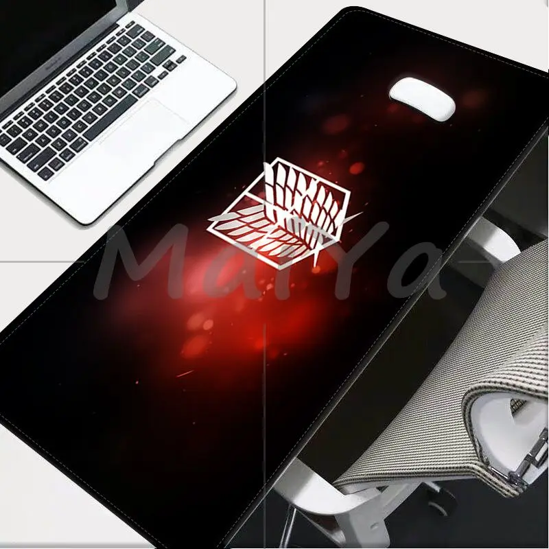 

MaiYaCa New Design Attack On Titan Beautiful Anime Mouse Mat Free Shipping Large Mouse Pad Keyboards Mat