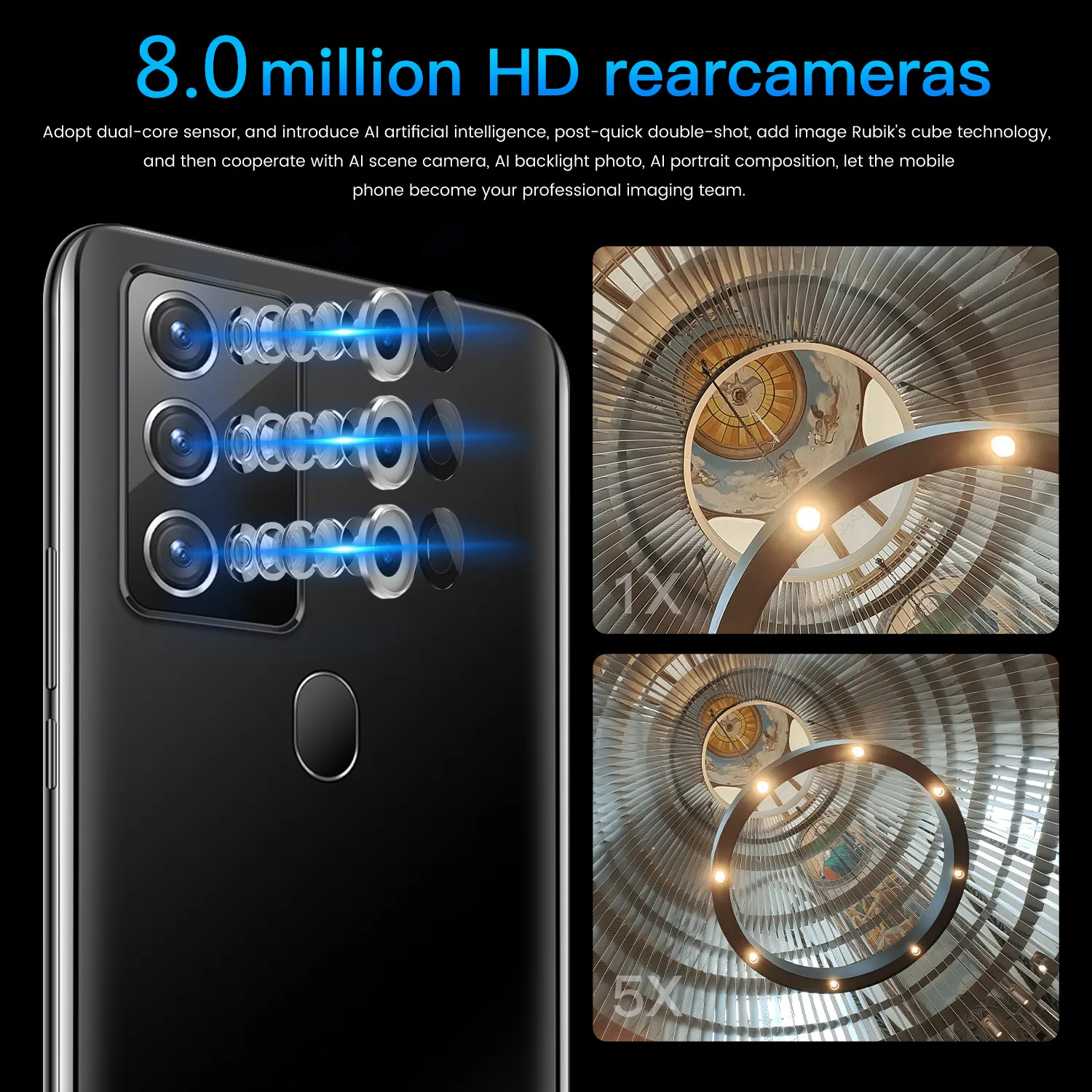 

Note 80 pro Mobile Phone 6.3"3GB RAM 32GB ROM Cellphone 8MP 3 Rear Camera Smartphone 4 Core 4800mAh Global Version Telephone