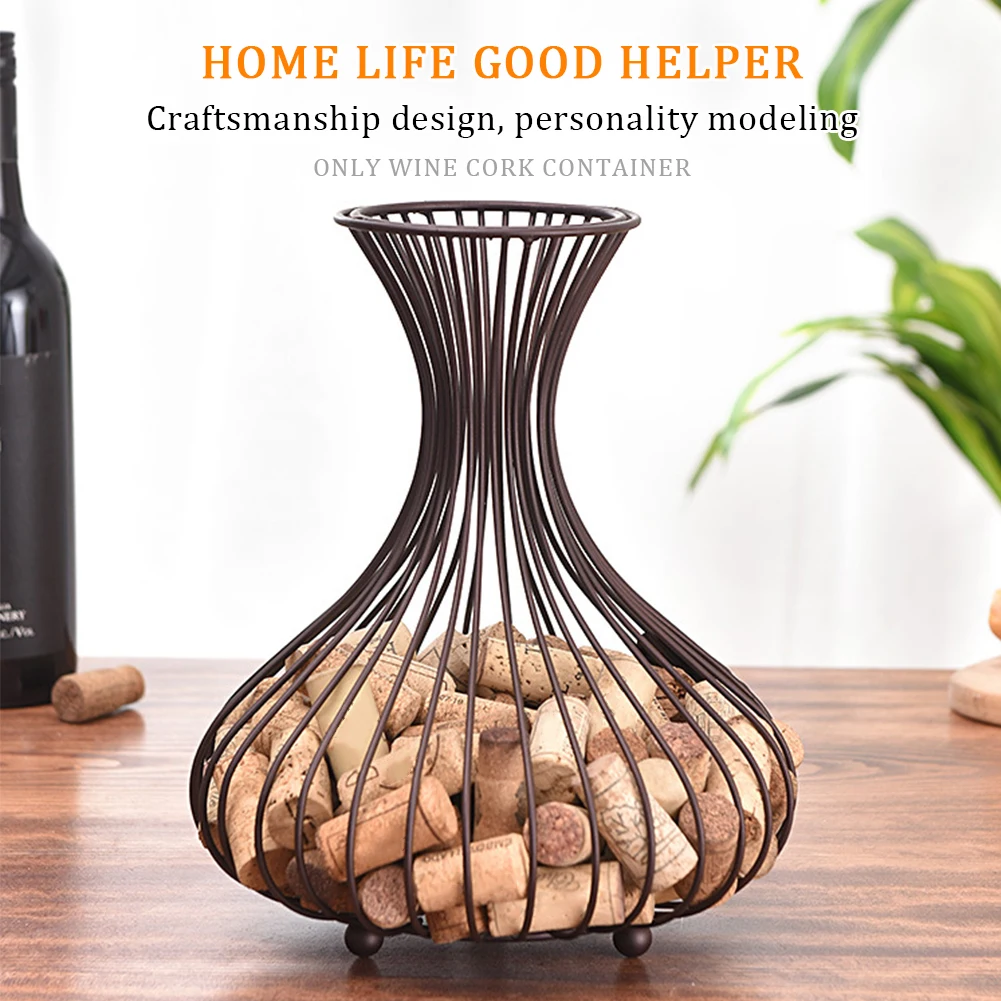 Нордическая клетка орнамент вино пробка контейнер украшение дома ремесло