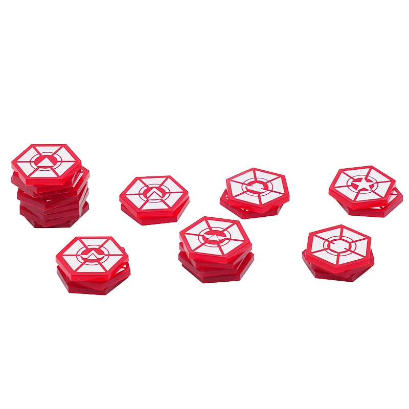 

SWL Order Token Set of 25 Acrylic Game Upgrade Tokens for for Star Wars Legion