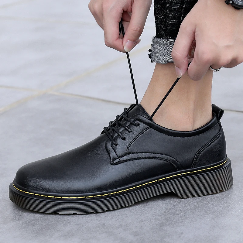 

Мужская кожаная повседневная обувь Zapatos mujer бренд 2020; Мужские лоферы; Мокасины; Кожаная повседневная обувь, деловая, официальная обувь