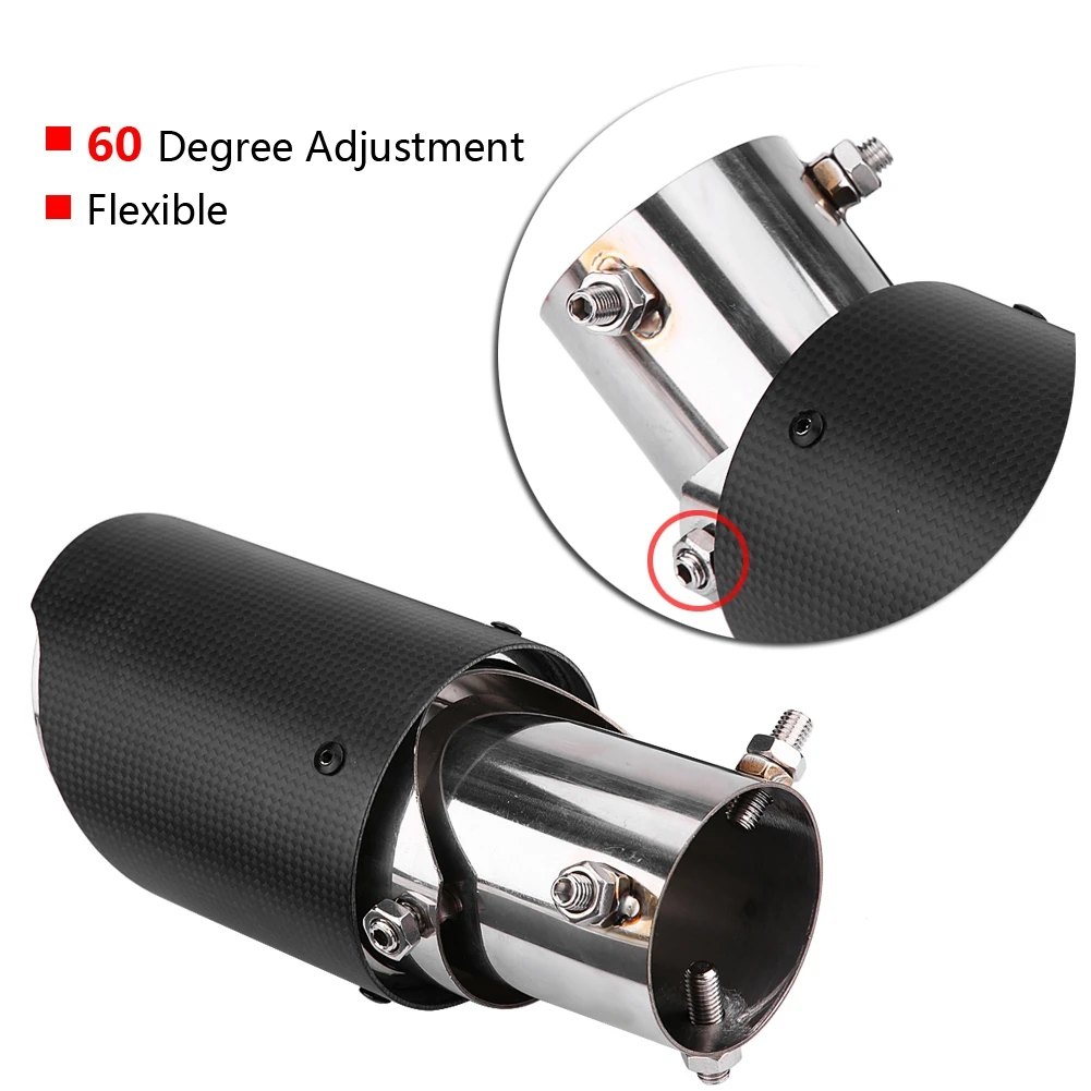 Универсальная автомобильная заднего вида авто выхлопной глушитель наконечник