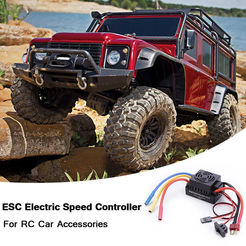 Топ водонепроницаемый 3650 3900Kv Rc бесщеточный двигатель 60A Esc программист для 1/10