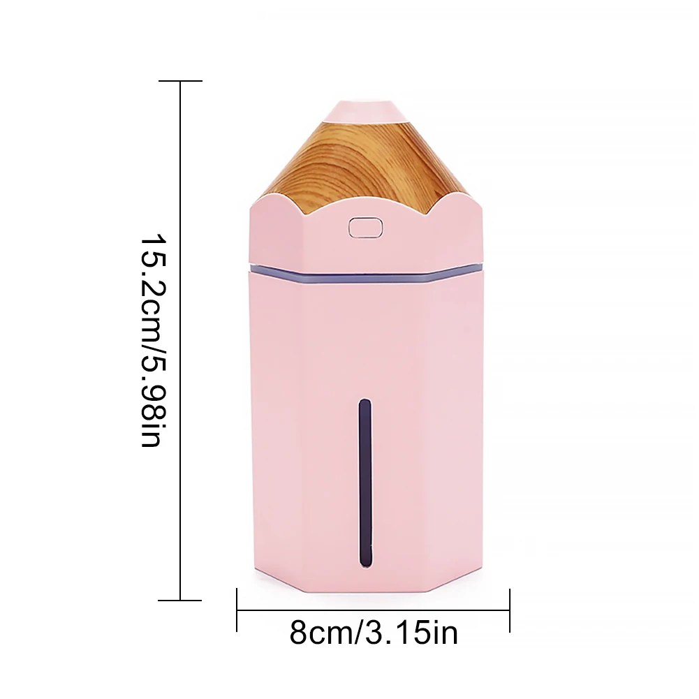 Карандаш увлажнитель желтый 230 мл Офис USB мини прохладный туман Светодиодный