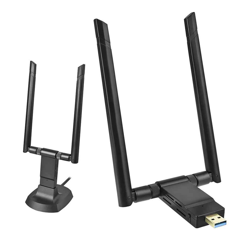 Wireless Accessories Transmitter 2.4G 5G 1200Mpbs Antenna Wifi Dongle USB3.0 Receiver Adapter Network Cards High Speed Computer |