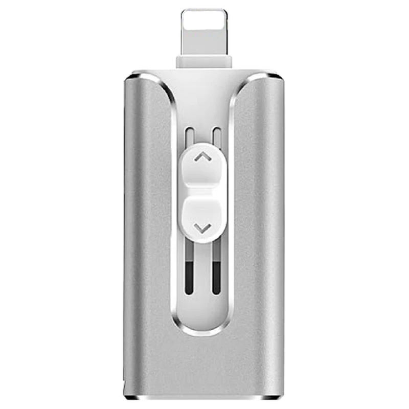 Y12-USB3.0-Silver 3 в 1 OTG USB флеш-накопитель Флешка 3,0 16 ГБ 32 ГБ 64 ГБ 128 ГБ флеш-накопитель для iphone 8 7 Plus 6 6s Plus 5s ipad карта памяти ФЛЕШКА usb c flash флешка мини small usb drives - Цвет: Y12-USB3.0-Silver