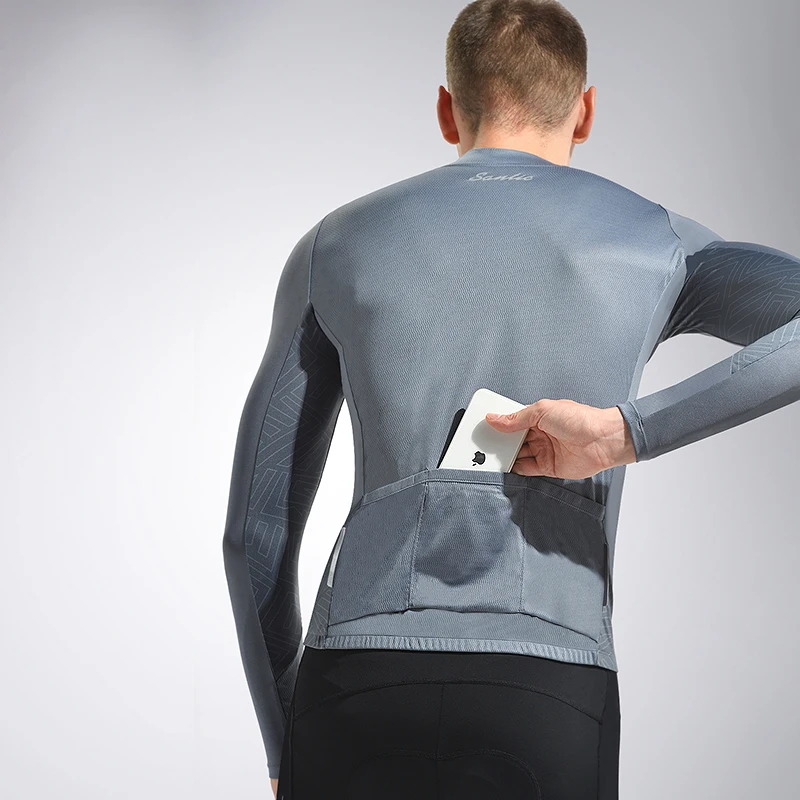 Веломайка Santic 2021 осенняя новинка Топ с длинным рукавом для шоссейного горного