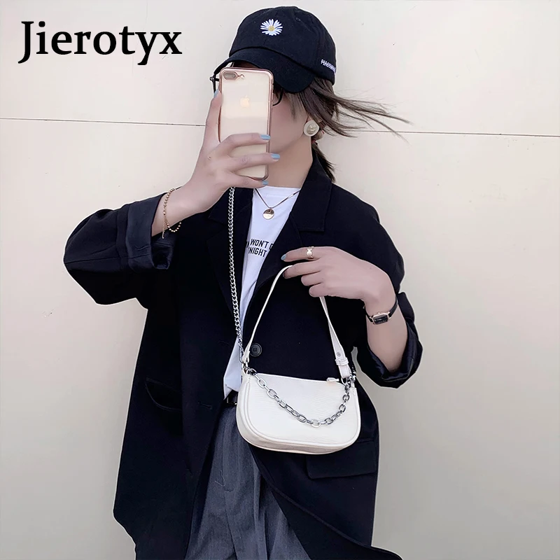 JIEROTYX Роскошная брендовая дизайнерская женская сумка с цепочкой на ремне