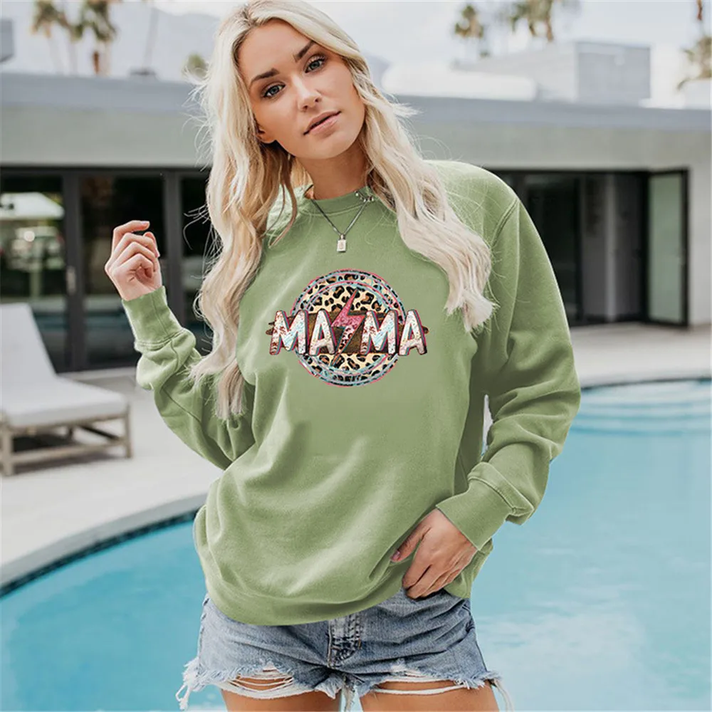 

Женский свитшот с длинным рукавом и круглым вырезом, 2XL